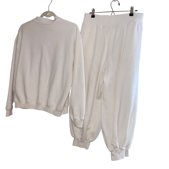 Polo Ralph Lauren Womens Pants and Top Size Large White Relaxed Balloon - Picture 6 of 12